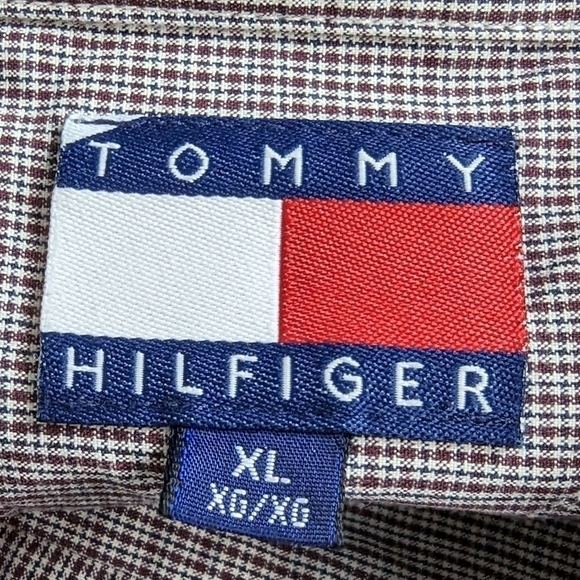 Tommy Hilfiger Vintage Plaid Button Down Sz XL - Picture 11 of 13